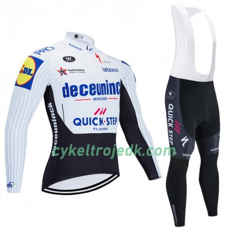 Cykeltøj Langærmet + Bib Cykelbukser 2020 Deceuninck-Quick-Step N004